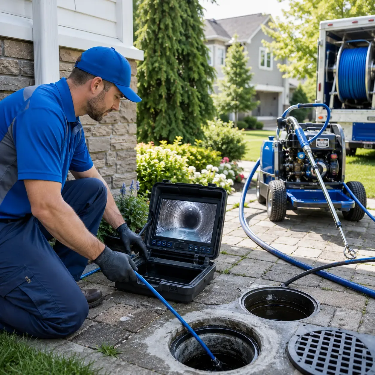 Outdoor drain cleaning professionals serving Elma, NY